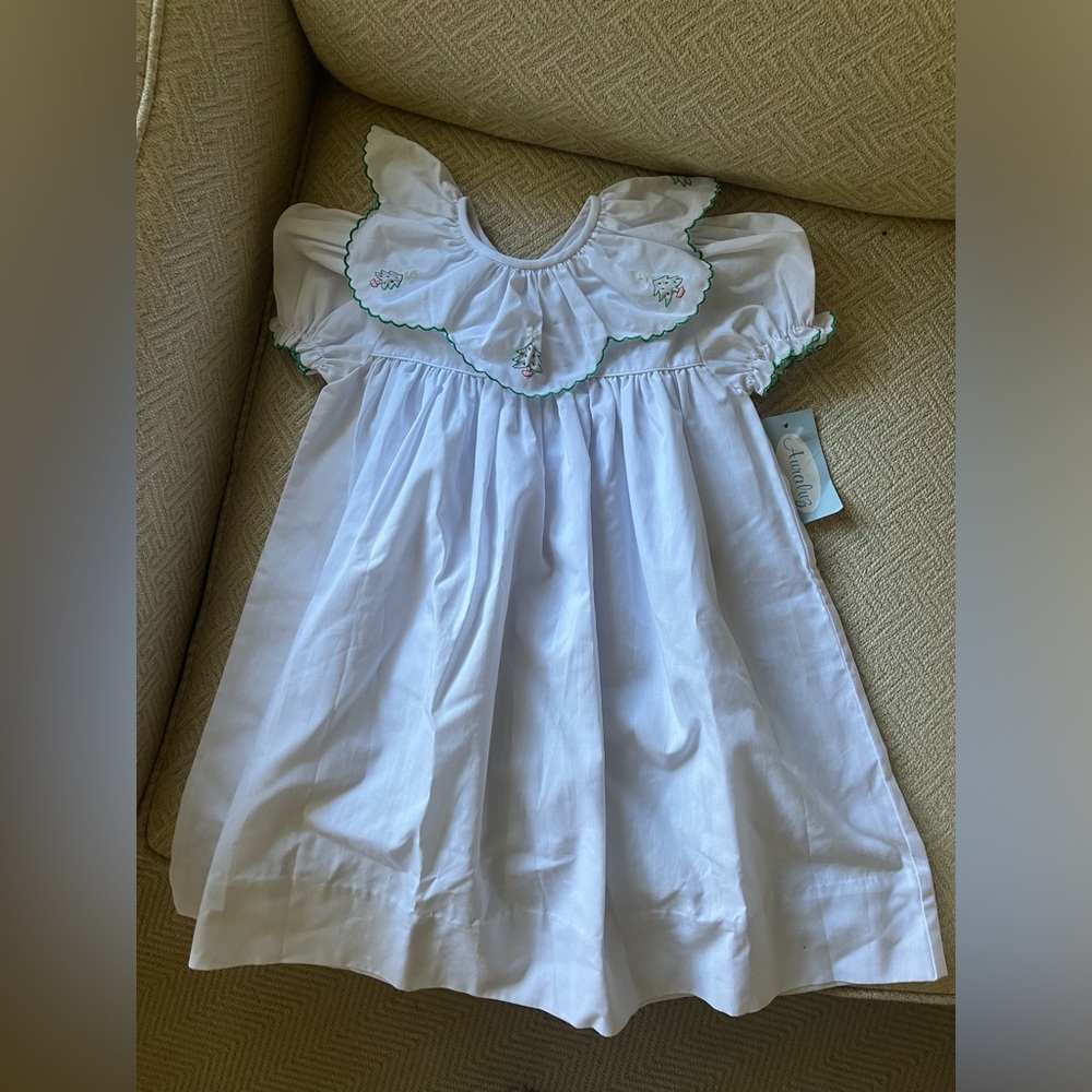 Auraluz Christmas dress 24 mos (fits like 2T) NWT